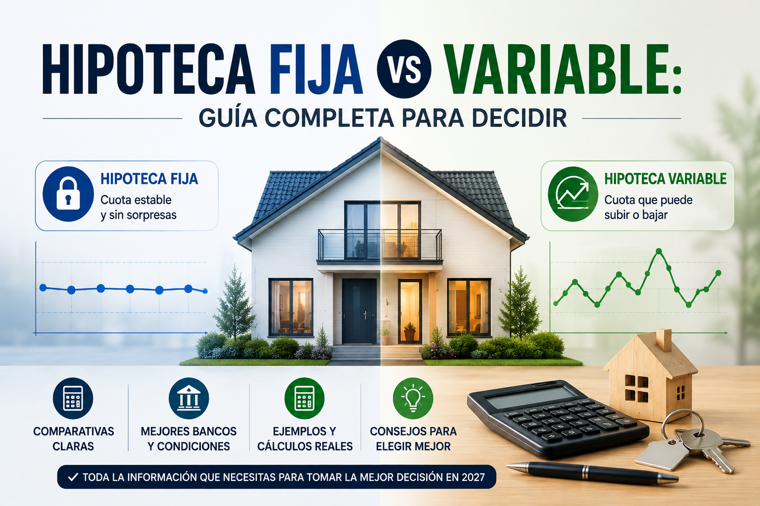 Hipoteca Fija vs variable: guía completa para decidir